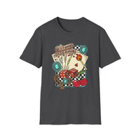 Vintage Life is a Gamble Unisex T-Shirt Printed in the USA