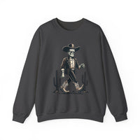 Western Frankenstein Sweatshirt - Unisex Crewneck, Western Style, Casual Wear, Unique Design