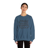 Make Sense Common Again Sweatshirt, Cozy Crewneck, Unisex Sweatshirt for Everyday Wear, Gift for Friends, Casual Style, Perfect for Fall