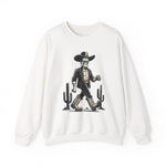 Western Frankenstein Sweatshirt - Unisex Crewneck, Western Style, Casual Wear, Unique Design