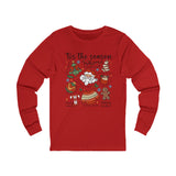 Festive Long Sleeve Tee | Merry Holiday Top, Christmas Apparel, Cozy Gift, Winter Fashion, Family Gathering