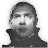 Monster Lounge Vampire Face Pillow — Horror Throw Pillow