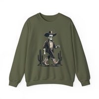 Western Frankenstein Sweatshirt - Unisex Crewneck, Western Style, Casual Wear, Unique Design