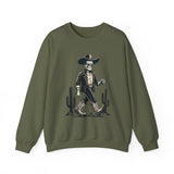 Western Frankenstein Sweatshirt - Unisex Crewneck, Western Style, Casual Wear, Unique Design