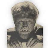 Monster Lounge Werewolf Custom Face Pillow — Horror Throw Pillow