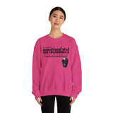 Overstimulated Graphic Sweatshirt, Cozy Crewneck for Relaxation, Perfect Gift for Introverts, Casual Wear, Streetwear Style