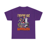 Summerween T‑Shirt – "I Freaking Love Summerween" Halloween‑Beach Graphic T-Shirt