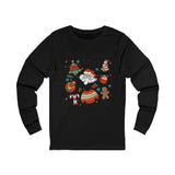 Festive Long Sleeve Tee | Merry Holiday Top, Christmas Apparel, Cozy Gift, Winter Fashion, Family Gathering