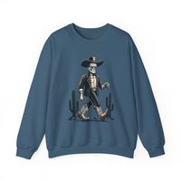 Western Frankenstein Sweatshirt - Unisex Crewneck, Western Style, Casual Wear, Unique Design