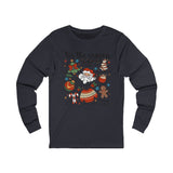Festive Long Sleeve Tee | Merry Holiday Top, Christmas Apparel, Cozy Gift, Winter Fashion, Family Gathering
