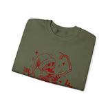 Festive AF Skeleton Sweatshirt, Unisex Crewneck, Halloween Apparel, Holiday Gift, Cozy Casual Wear