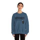 Overstimulated Graphic Sweatshirt, Cozy Crewneck for Relaxation, Perfect Gift for Introverts, Casual Wear, Streetwear Style
