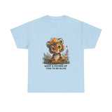 Cute Tiger – "What a Fucked Up Time to Be Alive" Novelty T-Shirt