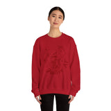 Festive AF Skeleton Sweatshirt, Unisex Crewneck, Halloween Apparel, Holiday Gift, Cozy Casual Wear