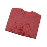 Festive AF Skeleton Sweatshirt, Unisex Crewneck, Halloween Apparel, Holiday Gift, Cozy Casual Wear