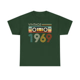 Personalized 1958-2000 Birth Year Vintage/Retro Cassette Tape Graphic T-Shirt
