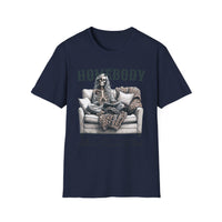 Homebody Anti Social Skeleton Unisex T-Shirt Printed in the USA