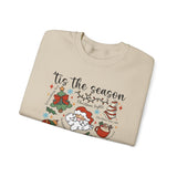Festive Crewneck Sweatshirt, Cozy Holiday Sweater, Merry Christmas Apparel, Seasonal Gift, Unisex Sweatshirt