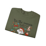 Festive Crewneck Sweatshirt, Cozy Holiday Sweater, Merry Christmas Apparel, Seasonal Gift, Unisex Sweatshirt
