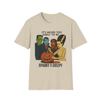 Spooky & Creepy Unisex T-Shirt for Halloween Fun, Funny Gift, Costume Party, Fall Celebration, Graphic Tee, Casual Wear