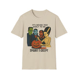 Spooky & Creepy Unisex T-Shirt for Halloween Fun, Funny Gift, Costume Party, Fall Celebration, Graphic Tee, Casual Wear