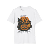 Long Live Spooky Season Cat Halloween T-Shirt