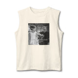 Personalized Vintage Frankenstein & Bride 'Love Never Dies' Muscle Tank Top