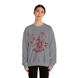 Festive AF Skeleton Sweatshirt, Unisex Crewneck, Halloween Apparel, Holiday Gift, Cozy Casual Wear