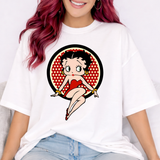 Betty Boop Retro Pinup Graphic T-Shirt
