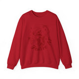 Festive AF Skeleton Sweatshirt, Unisex Crewneck, Halloween Apparel, Holiday Gift, Cozy Casual Wear