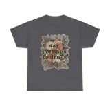 “Say Perhaps to Drugs” Floral Vintage Graphic T-Shirt