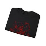 Festive AF Skeleton Sweatshirt, Unisex Crewneck, Halloween Apparel, Holiday Gift, Cozy Casual Wear