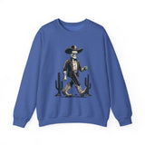 Western Frankenstein Sweatshirt - Unisex Crewneck, Western Style, Casual Wear, Unique Design