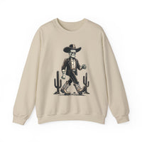 Western Frankenstein Sweatshirt - Unisex Crewneck, Western Style, Casual Wear, Unique Design