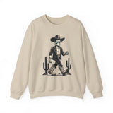 Western Frankenstein Sweatshirt - Unisex Crewneck, Western Style, Casual Wear, Unique Design