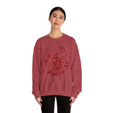 Festive AF Skeleton Sweatshirt, Unisex Crewneck, Halloween Apparel, Holiday Gift, Cozy Casual Wear