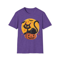 Creepin’ It Real Vintage Black Cat Jack-O’-Lantern T-Shirt
