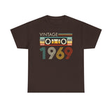 Personalized 1958-2000 Birth Year Vintage/Retro Cassette Tape Graphic T-Shirt