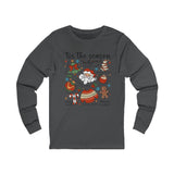 Festive Long Sleeve Tee | Merry Holiday Top, Christmas Apparel, Cozy Gift, Winter Fashion, Family Gathering