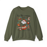 Festive Crewneck Sweatshirt, Cozy Holiday Sweater, Merry Christmas Apparel, Seasonal Gift, Unisex Sweatshirt