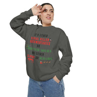 Serial Killer Documentaries or Christmas Movies - Comfort Colors Sweatshirt