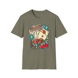 Vintage Life is a Gamble Unisex T-Shirt Printed in the USA