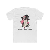 Funny Halloween Ghost Tee, Fall Graphic Shirt, Unisex Cotton T-Shirt, Halloween Costume, Fall Apparel, Gift for Pumpkin Lovers