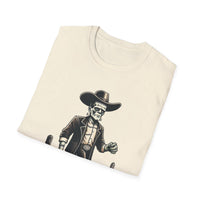 Frankenstein Cactus Cowboy T-Shirt, Vintage Western Tee, Cool Casual Wear, Unisex Halloween Top, Unique Gift Idea