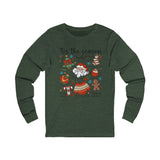 Festive Long Sleeve Tee | Merry Holiday Top, Christmas Apparel, Cozy Gift, Winter Fashion, Family Gathering