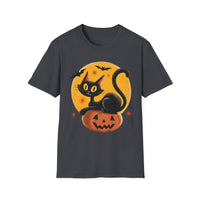 Creepin’ It Real Vintage Black Cat Jack-O’-Lantern T-Shirt