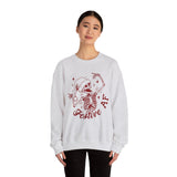 Festive AF Skeleton Sweatshirt, Unisex Crewneck, Halloween Apparel, Holiday Gift, Cozy Casual Wear