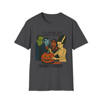Spooky & Creepy Unisex T-Shirt for Halloween Fun, Funny Gift, Costume Party, Fall Celebration, Graphic Tee, Casual Wear