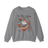 Festive Crewneck Sweatshirt, Cozy Holiday Sweater, Merry Christmas Apparel, Seasonal Gift, Unisex Sweatshirt