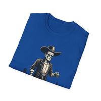 Frankenstein Cactus Cowboy T-Shirt, Vintage Western Tee, Cool Casual Wear, Unisex Halloween Top, Unique Gift Idea